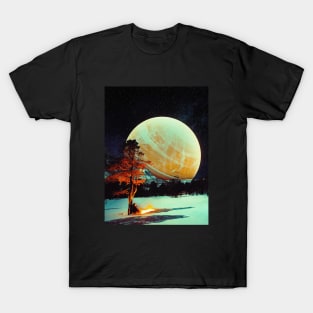 Keeping Watch - Space Collage, Retro Futurism, Sci-Fi T-Shirt